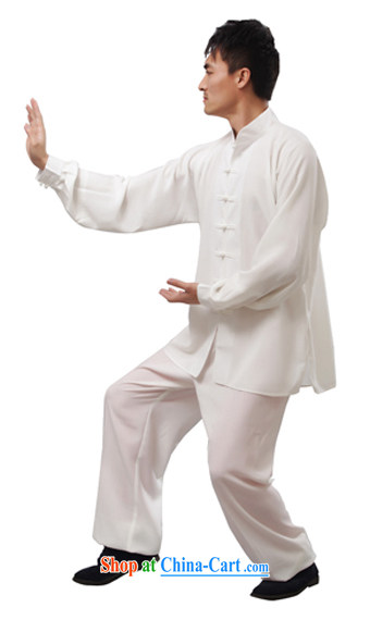 Charlene this cabinet from the middle-aged and older men's summer National wind Chinese Kung Fu relaxed with father exercise clothing Tai Chi Kit Package - Tai Chi uniform white long-sleeved 4 XL pictures, price, brand platters! Elections are good character, the national distribution, so why buy now enjoy more preferential! Health