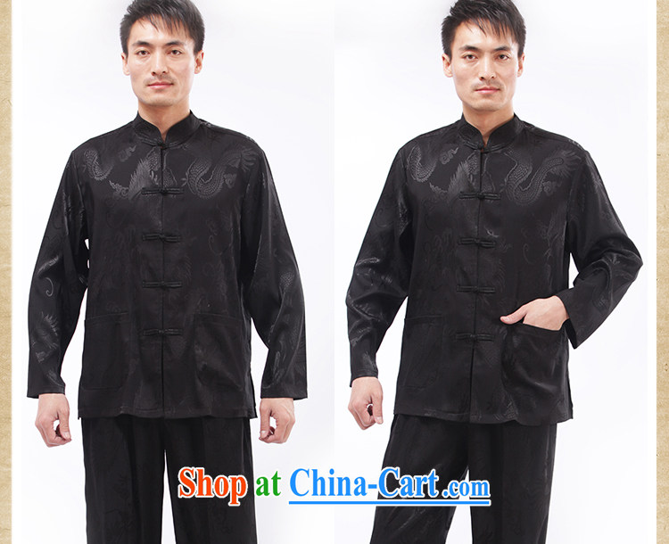 Yan Shu GE older men's kung fu with summer relaxed sportswear Ethnic Wind dress kit, for morning exercise clothing - large nylon case black long sleeved 4 XL pictures, price, brand platters! Elections are good character, the national distribution, so why buy now enjoy more preferential! Health