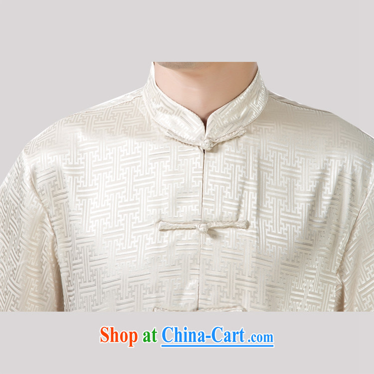 This figure skating pavilion, older men and Tang with the collar-tie casual half sleeve T-shirt Dad loose short-sleeved traditional summer-temperature anyway streaks white short-sleeved 4 XL pictures, price, brand platters! Elections are good character, the national distribution, so why buy now enjoy more preferential! Health