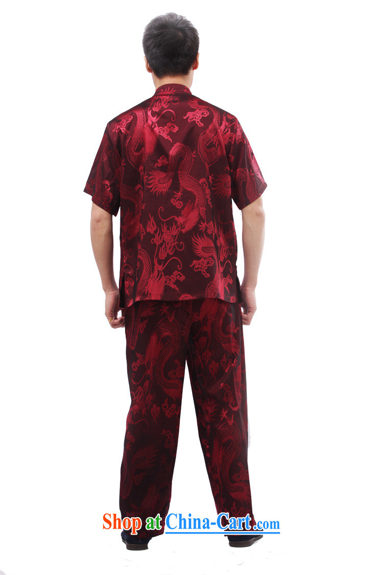 Yan Shu in older men and kung fu with summer liberal movement with National wind dress kit, for morning exercise clothing - Large Dragon short sleeve black 4XL pictures, price, brand platters! Elections are good character, the national distribution, so why buy now enjoy more preferential! Health