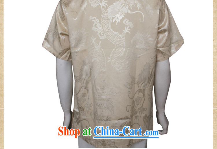 Charlene this pavilion and summer ethnic Chinese traditional dress father exercise clothing and leisure, for morning exercise clothing - Dragon T-shirt with short sleeves black 4XL pictures, price, brand platters! Elections are good character, the national distribution, so why buy now enjoy more preferential! Health