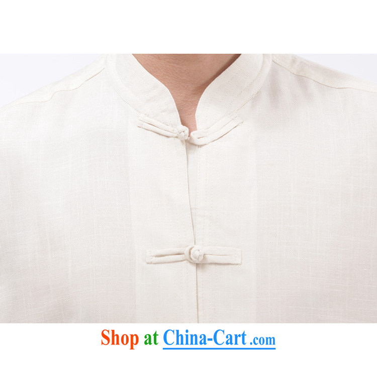 This figure skating pavilion, older men and the spring and summer, for the charge-back Tang with loose short-sleeved clothes traditional dress shirt - Flat short-sleeve T-shirt white 4XL pictures, price, brand platters! Elections are good character, the national distribution, so why buy now enjoy more preferential! Health