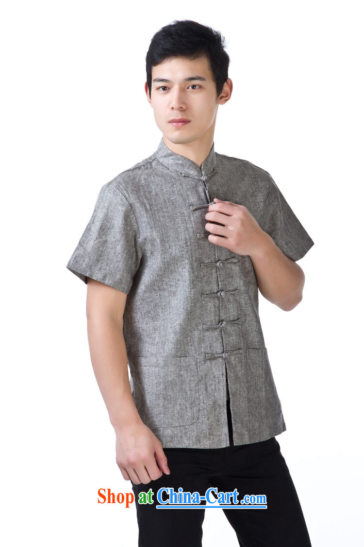 Yu-na this cabinet men's summer, older Chinese, for the charge-back short-sleeved T-shirt loose breathable cotton half sleeve old muslin nation - old muslin short light gray 4 XL pictures, price, brand platters! Elections are good character, the national distribution, so why buy now enjoy more preferential! Health