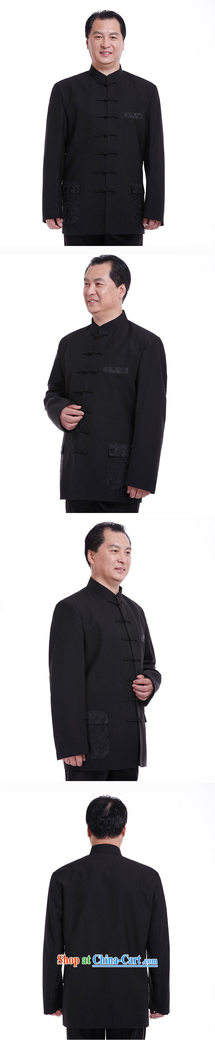 South of Nsongnian, Chinese men Chinese long-sleeved clothes Chinese clothing spring jackets black Chinese men's jacket Z 6036 black 185/XXL pictures, price, brand platters! Elections are good character, the national distribution, so why buy now enjoy more preferential! Health
