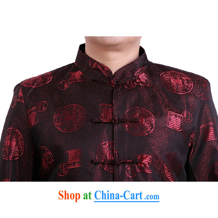 Charlene this pavilion and the older men and the Chinese leaders, long-sleeved T-shirt-tie leisure XL autumn and winter clothes cotton holiday with warm - 1335 Red single 4 XL pictures, price, brand platters! Elections are good character, the national distribution, so why buy now enjoy more preferential! Health
