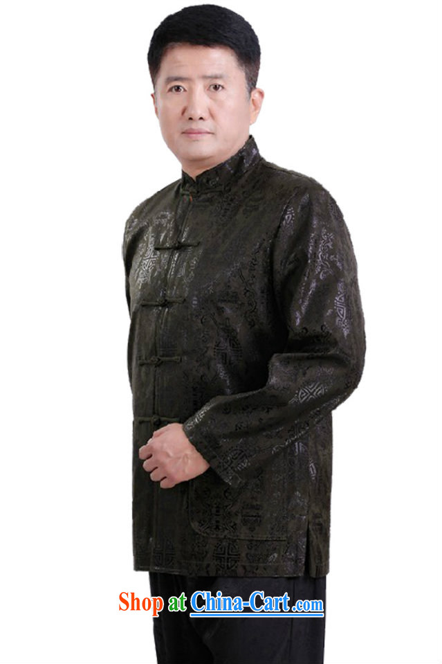 Yan Shu pavilion, older male Tang with autumn and winter coat, for the charge-back national costume XL T-shirt long-sleeved warm casual clothes - 1106 red cotton 4 XL pictures, price, brand platters! Elections are good character, the national distribution, so why buy now enjoy more preferential! Health