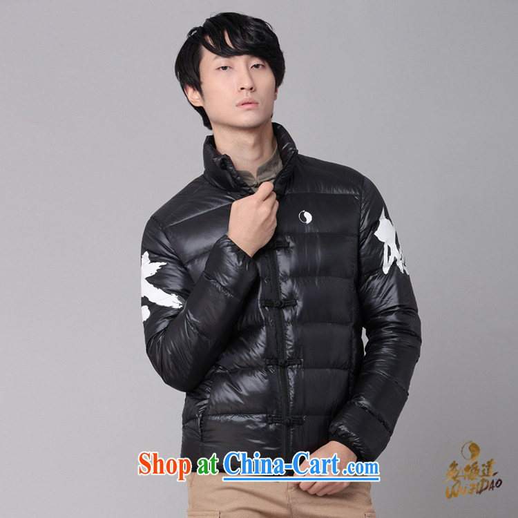 Fujing Qipai Tang no road down Chinese style, and for leisure Tai Chi stamp light down Chinese thin feather jacket winter thick Chinese Dress 0518 black XL pictures, price, brand platters! Elections are good character, the national distribution, so why buy now enjoy more preferential! Health