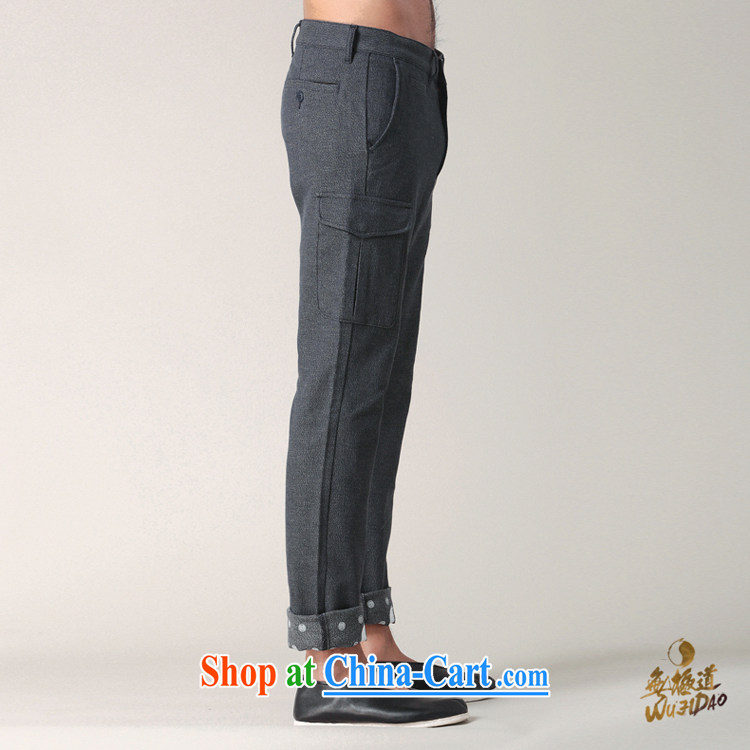 Fujing Qipai Tang not very road China wind stamp pants male and personalized pull pin trousers short pants rolled tread more pocket pants spring reload 002,013 dark gray XL pictures, price, brand platters! Elections are good character, the national distribution, so why buy now enjoy more preferential! Health