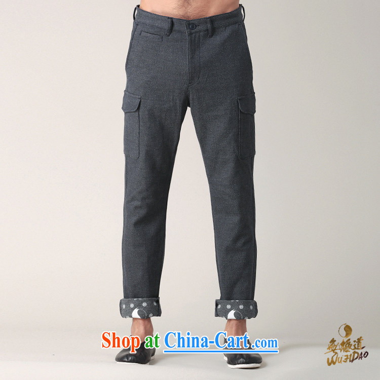 Fujing Qipai Tang not very road China wind stamp pants male and personalized pull pin trousers short pants rolled tread more pocket pants spring reload 002,013 dark gray XL pictures, price, brand platters! Elections are good character, the national distribution, so why buy now enjoy more preferential! Health