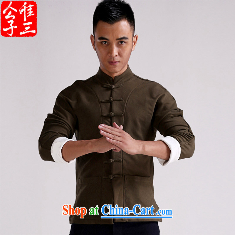 Only 3 Chinese style Dragon improved Chinese sweater men's stylish embroidered dragon cultivating young Chinese jacket thick Qiuchao Tibetan youth 175/92 A (L) maximum, only 3, and shopping on the Internet
