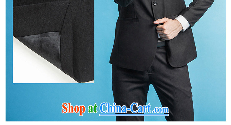 Houston tower 2015 new Chinese wind smock Tang jackets and China, for Korean Beauty groom, who accompanied by wedding dress, men's single, black thin stripes jacket 175/48, pictures, price, brand platters! Elections are good character, the national distribution, so why buy now enjoy more preferential! Health