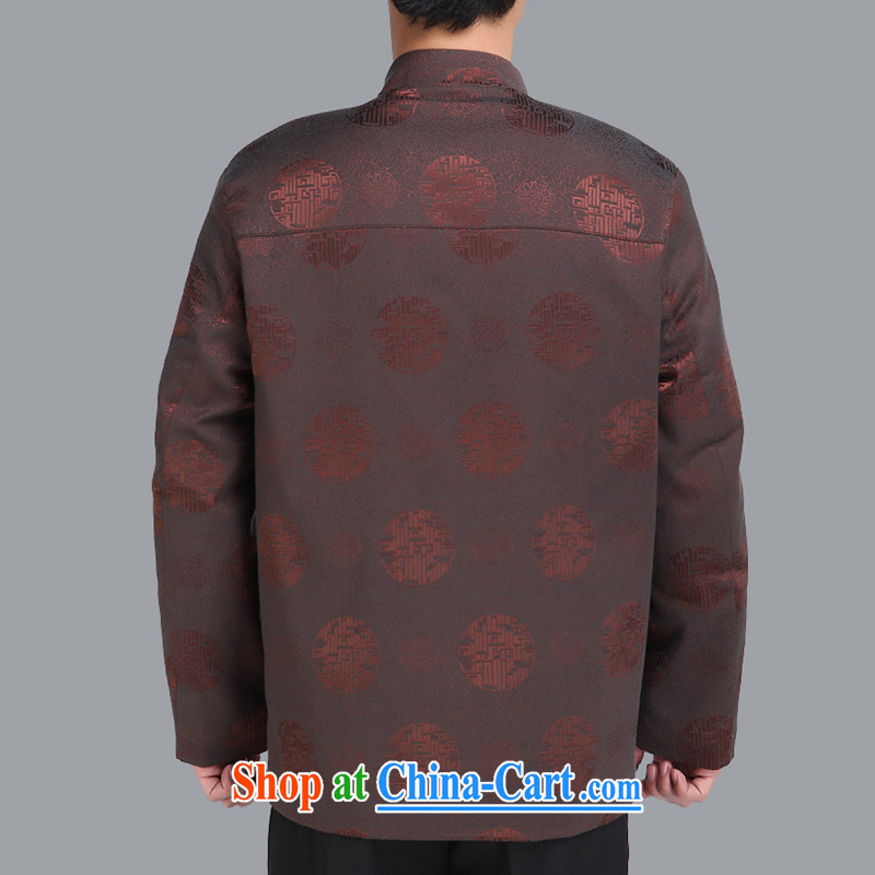 Adam's old 2015 autumn and winter, the older male Tang jackets Jubilee 1000 older men and Chinese men's national costumes M 207 brown 175, spring, Adam, elderly, and shopping on the Internet