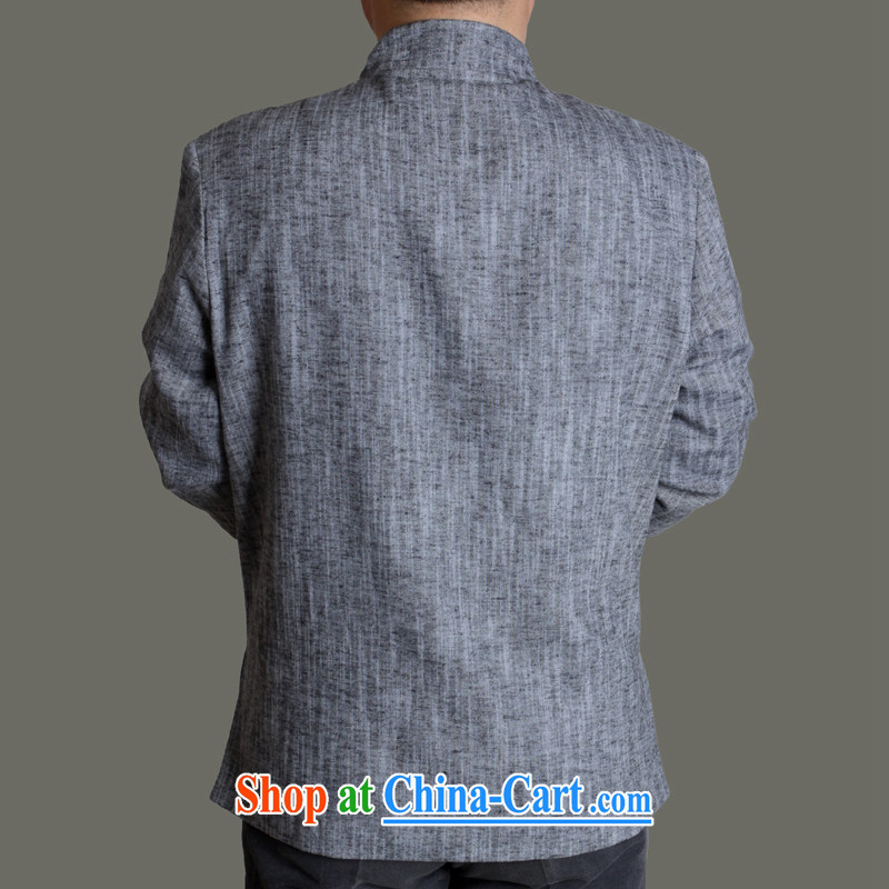 Adam's old spring and autumn 2015 New, Old men cotton the Chinese elderly autumn clothing grandfather Chinese jacket Y 711 gray 180, Adam's elderly, shopping on the Internet