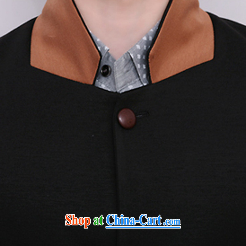 New jacket, men, for leisure knitted T-shirt men's beauty stitching smock black stitching 185/100 (XXL), Tsing Paul (JIANQINGBAOLUO), shopping on the Internet