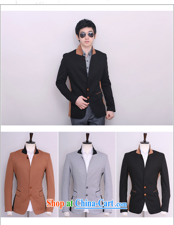 New jacket, men, for leisure knitted T-shirt men's beauty stitching smock black stitching 185/100, XXL) pictures, price, brand platters! Elections are good character, the national distribution, so why buy now enjoy more preferential! Health