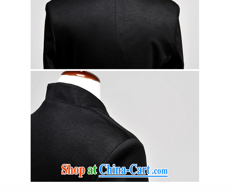 New smock jacket, for cultivating leisure Black men mounted on 185/100, XXL) pictures, price, brand platters! Elections are good character, the national distribution, so why buy now enjoy more preferential! Health