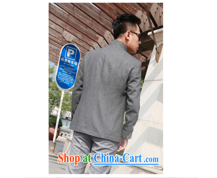 New Products gray jacket men, for casual shirts men's beauty Korean wool Smock is 185/100, XXL) pictures, price, brand platters! Elections are good character, the national distribution, so why buy now enjoy more preferential! Health