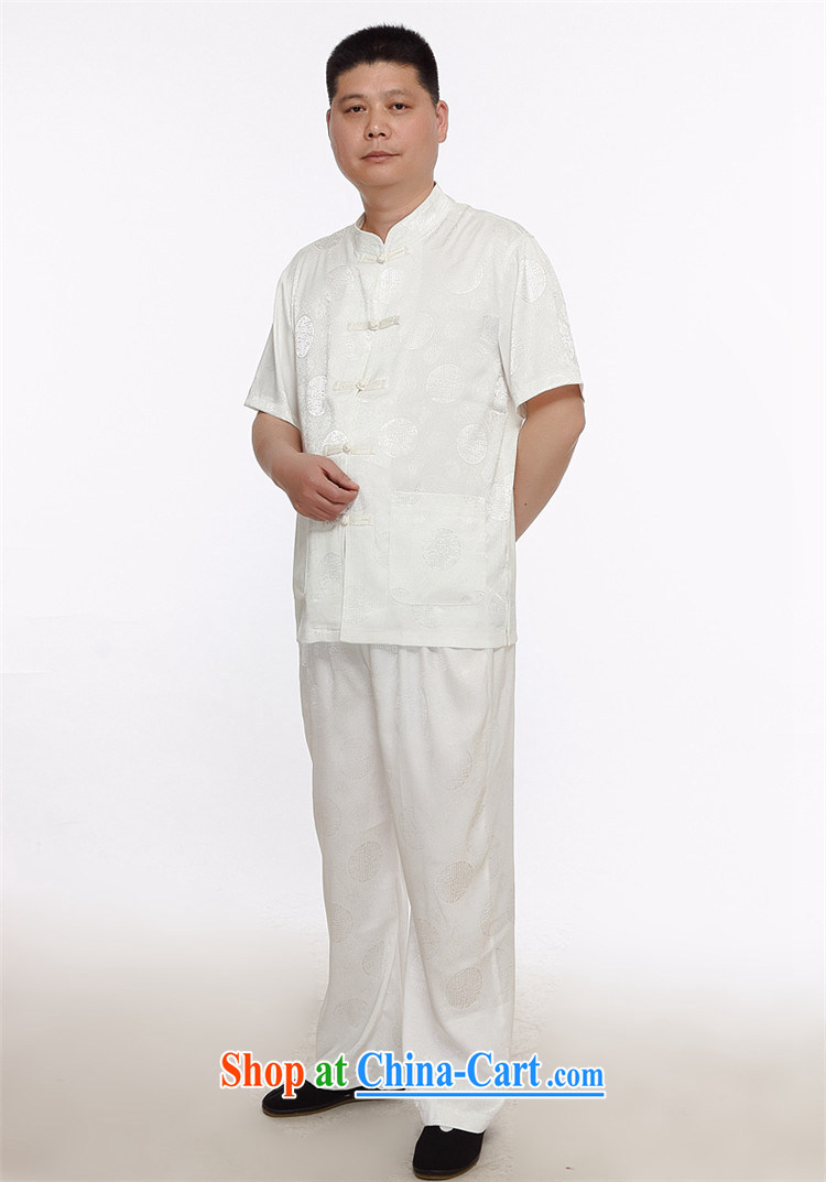 MR HENRY TANG Mount Kit 2015 summer New Men in older, Tang with relaxed version, classic Chinese Chinese short sleeve with the River During the Qingming Festival dark blue XXL pictures, price, brand platters! Elections are good character, the national distribution, so why buy now enjoy more preferential! Health