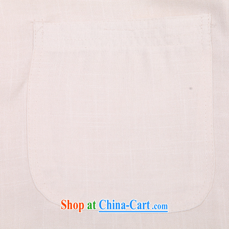 Consultations with older people in the Chinese short-sleeve kit cotton linens home leisure father replace summer Chinese Tang package installed on Father's Day Gift China wind summer, white 175/XL recommended weight 130 - 150 jack, according to consultati