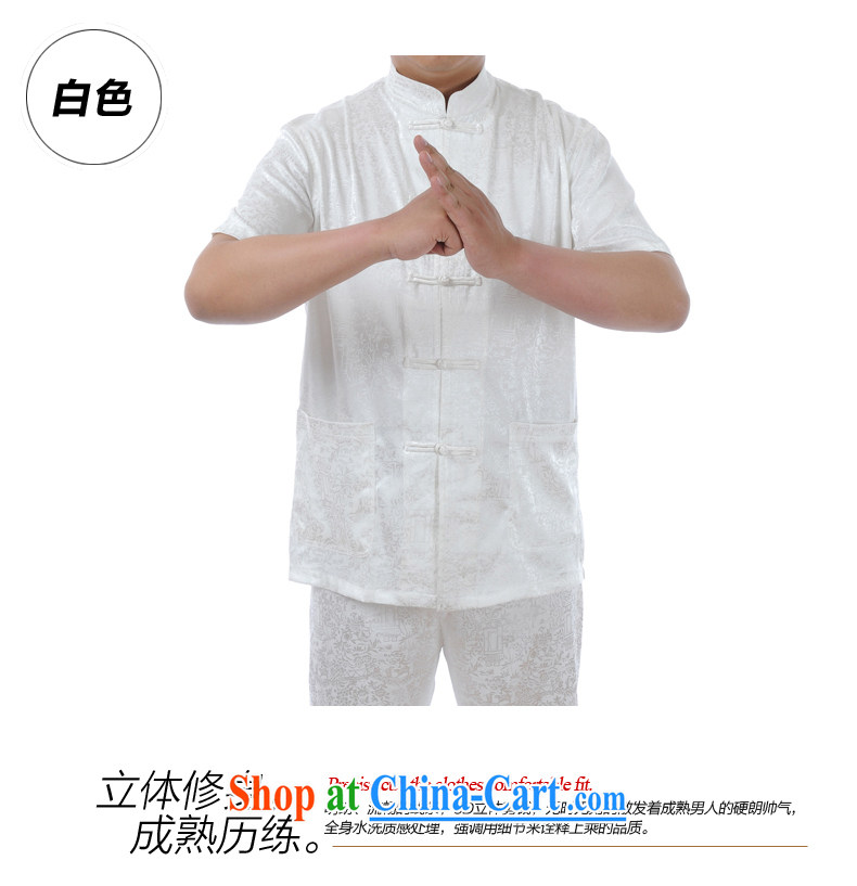 Kosovo's Mu Tang in older male Chinese summer, for China wind older Chinese Chinese short-sleeve T-shirt white 56 pictures, price, brand platters! Elections are good character, the national distribution, so why buy now enjoy more preferential! Health