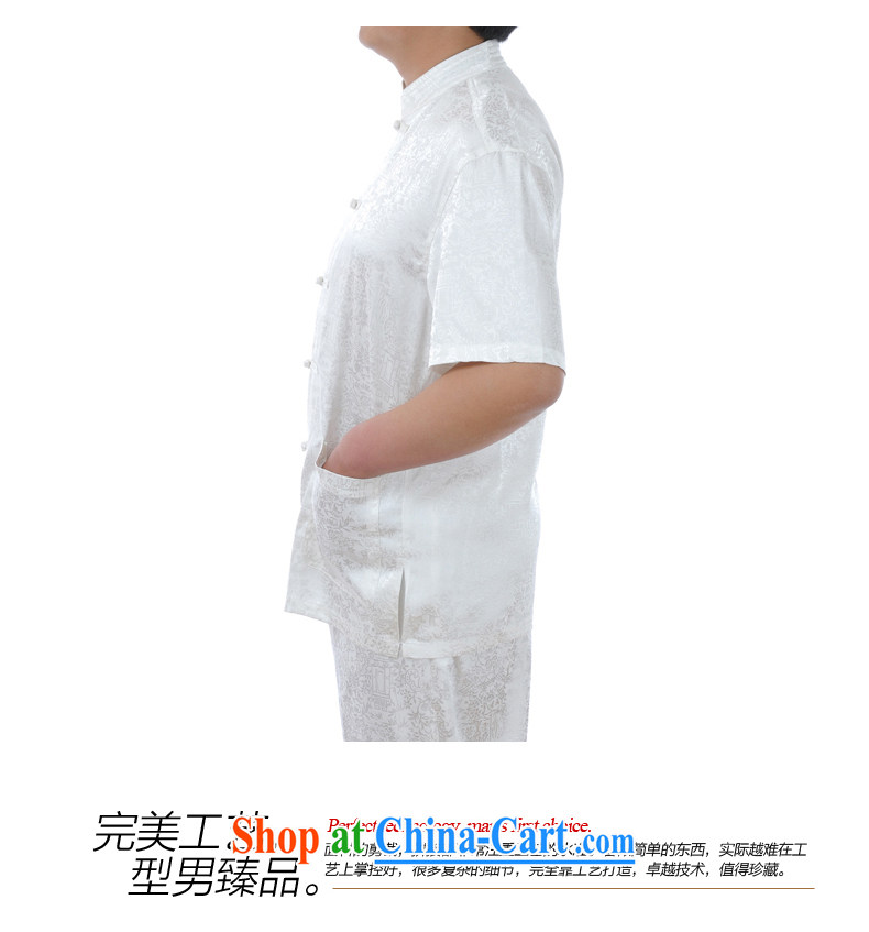 Kosovo's Mu Tang in older male Chinese summer, for China wind older Chinese Chinese short-sleeve T-shirt white 56 pictures, price, brand platters! Elections are good character, the national distribution, so why buy now enjoy more preferential! Health