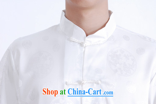 Shanghai, optimize purchase middle-aged and older Chinese men and summer Chinese improved 9 has the Chinese men's short-sleeved larger male white XXXL pictures, price, brand platters! Elections are good character, the national distribution, so why buy now enjoy more preferential! Health