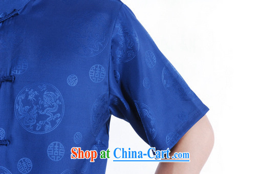Shanghai, optimize the purchase older Chinese men and summer Chinese improved 9 has been the Chinese men's short-sleeved the code and replace the cyan XXXL pictures, price, brand platters! Elections are good character, the national distribution, so why buy now enjoy more preferential! Health
