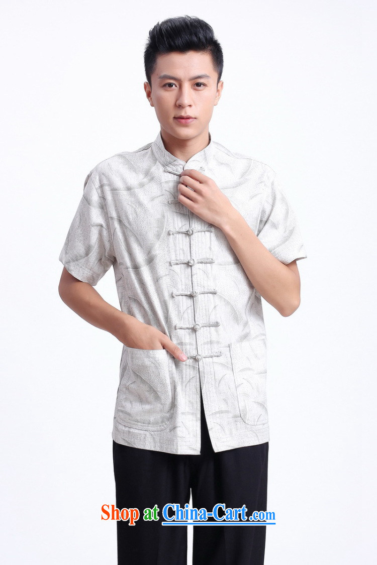 Jing An older Chinese men and summer for the linen china wind Chinese men's short-sleeved larger male 2372 - 2 white XXXL (180 - 210 Jack pictures, price, brand platters! Elections are good character, the national distribution, so why buy now enjoy more preferential! Health
