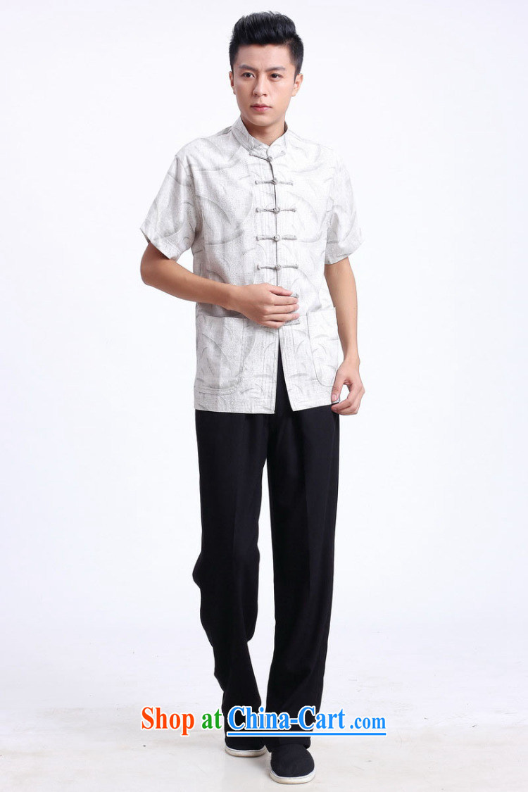 Jing An older Chinese men and summer for the linen china wind Chinese men's short-sleeved larger male 2372 - 2 white XXXL (180 - 210 Jack pictures, price, brand platters! Elections are good character, the national distribution, so why buy now enjoy more preferential! Health
