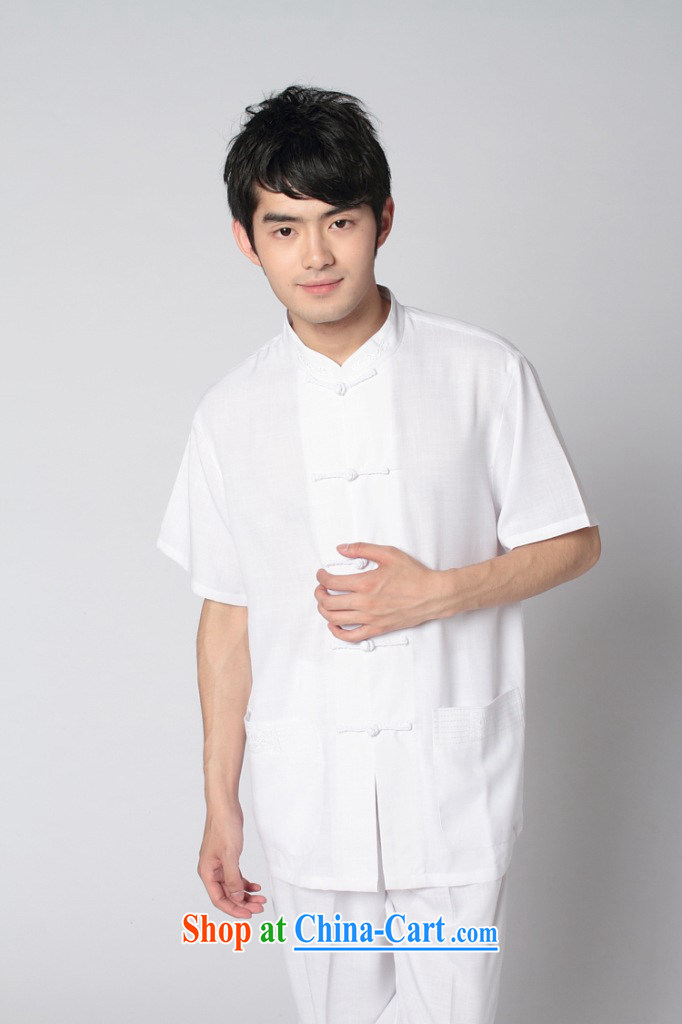 Jing An older Chinese men and summer, cotton for the China wind Chinese men short-sleeved large, male 2350 - 3 beige T-shirt 3XL (180 - 210 ) jack pictures, price, brand platters! Elections are good character, the national distribution, so why buy now enjoy more preferential! Health