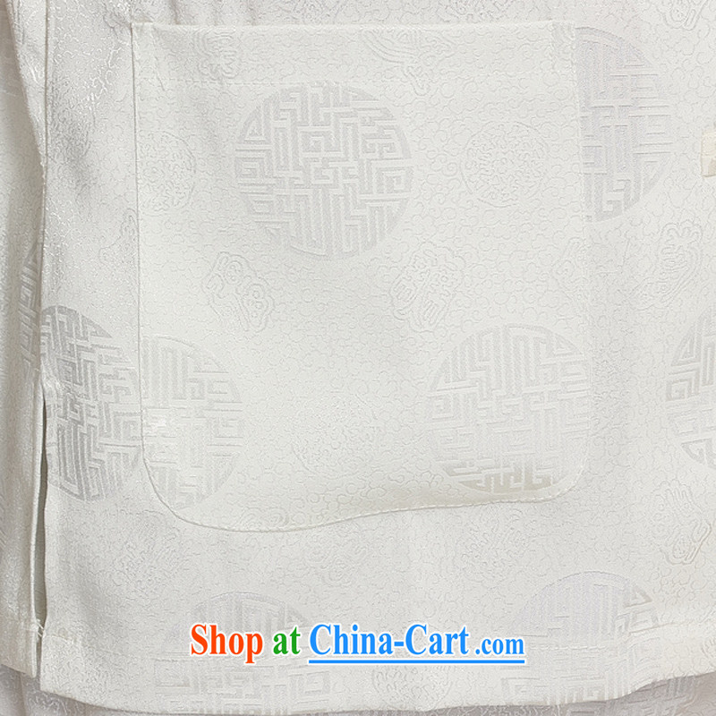 The chestnut Mouse middle-aged and older Chinese men and older persons summer With Grandpa men short sleeve with Ethnic Wind father with gray 175/2 XL, the chestnut mouse (JINLISHU), shopping on the Internet