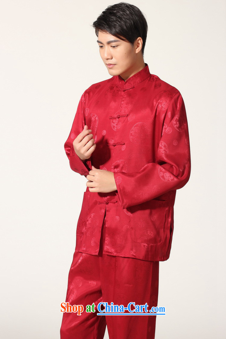 Shanghai, optimize purchase middle-aged and older Chinese men and summer, for silk men's long-sleeved Kit larger male martial arts package - D gold XXXL pictures, price, brand platters! Elections are good character, the national distribution, so why buy now enjoy more preferential! Health