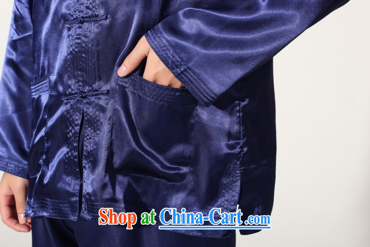 Jing An older Chinese men's spring and summer, for silk long-sleeved Kit Chinese men kung fu Kit Tai Chi uniforms QB M 146 3012, Cyan XXL (180 - 210 ) jack pictures, price, brand platters! Elections are good character, the national distribution, so why buy now enjoy more preferential! Health
