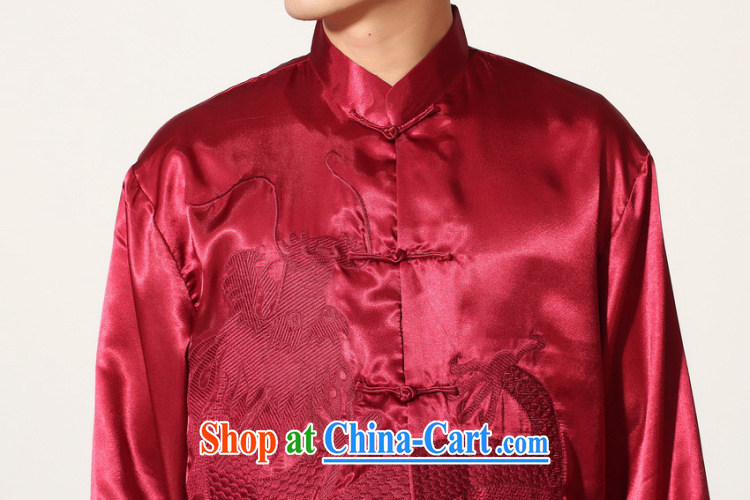 Shanghai, optimizing Pre-IPO Share Option Scheme, elderly Chinese men's Chinese improved, for silk embroidered Chinese dragon Tai Chi uniforms the code men's kung fu M 0013 wine red XXL recommendations 180 - 210 Jack pictures, price, brand platters! Elections are good character, the national distribution, so why buy now enjoy more preferential! Health