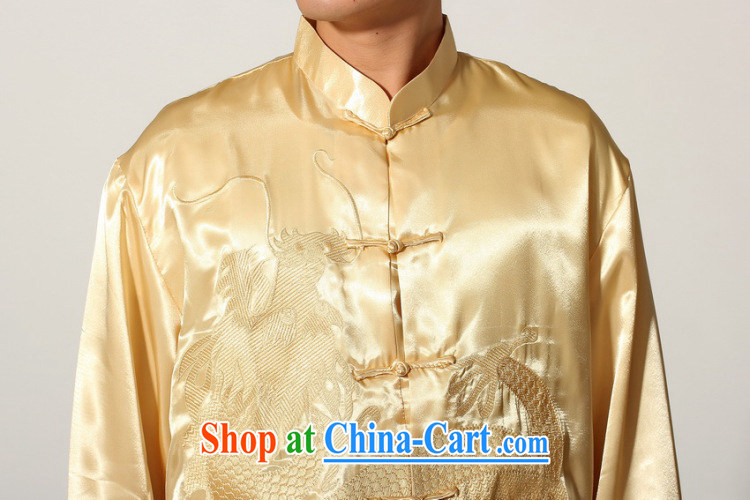 Shanghai, optimizing Pre-IPO Share Option Scheme, elderly Chinese men and summer, for silk embroidered Chinese Dragon Chinese men's long-sleeved Kit larger male Falun Gong M 0010 white XXL recommendations 180 - 210 Jack pictures, price, brand platters! Elections are good character, the national distribution, so why buy now enjoy more preferential! Health