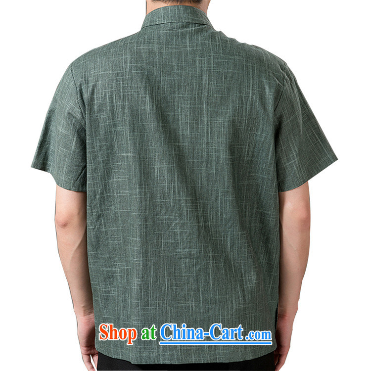 15 new, older men and the Chinese nation, leisure, for T-shirt cotton mA short-sleeved Chinese clothes hand-tie relaxed and comfortable green 4 XL pictures, price, brand platters! Elections are good character, the national distribution, so why buy now enjoy more preferential! Health