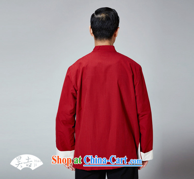 Hao, China wind, old men long-sleeved tang on the collar cotton father Chinese clothing is withholding improvements, served black 175 pictures, price, brand platters! Elections are good character, the national distribution, so why buy now enjoy more preferential! Health