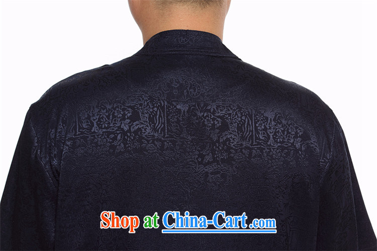 The chestnut mouse Father's Day men Chinese men and set short-sleeve, elderly Chinese men's Summer Package elderly Chinese Kit Dark Blue Kit 3 XL pictures, price, brand platters! Elections are good character, the national distribution, so why buy now enjoy more preferential! Health