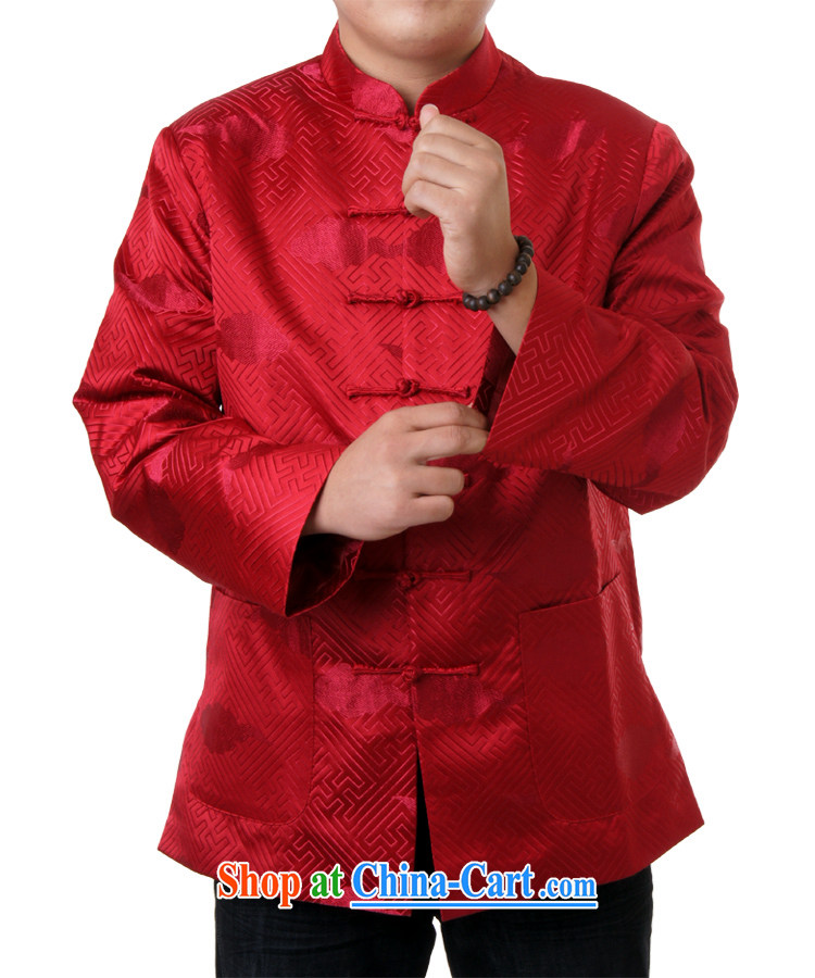 Sureyou men's spring new 7 grain for Chinese men and Chinese, for the charge-back Tang replace older jacket 716, deep red 190 pictures, price, brand platters! Elections are good character, the national distribution, so why buy now enjoy more preferential! Health