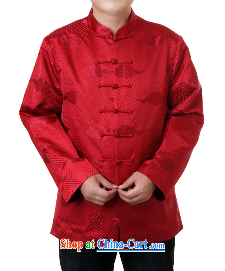 Sureyou men's spring new 7 grain for Chinese men and Chinese, for the charge-back Tang replace older jacket 716, deep red 190 pictures, price, brand platters! Elections are good character, the national distribution, so why buy now enjoy more preferential! Health