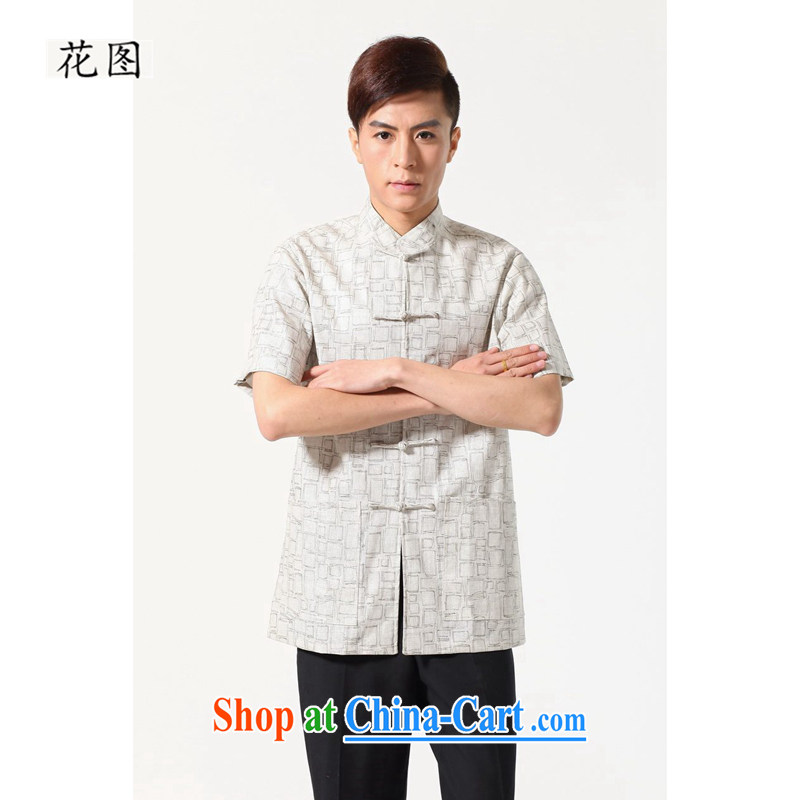 Take the 2014 new stylish, elderly father with male tang on the unit, the Commission, for the charge-back retro shirt 0054 XL, figure, and, shopping on the Internet
