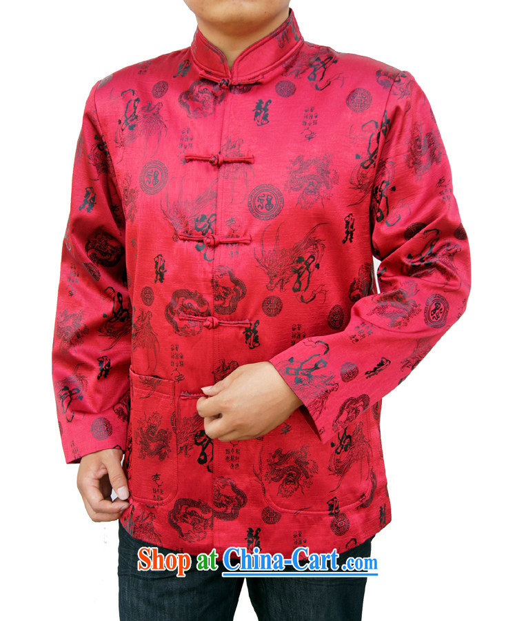 Sureyou Ying Shi, genuine male New Men's casual male Chinese, for Chinese dragon-lung field pattern jacket 1063, dark brown 190 pictures, price, brand platters! Elections are good character, the national distribution, so why buy now enjoy more preferential! Health