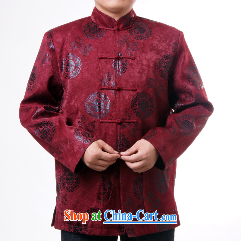 Sureyou men's upscale Chinese Tang with men and, for the charge-back-hi Dragons the Chinese Spring Loaded the older jacket 1281 deep red 190, the British Mr Rafael Hui (sureyou), online shopping