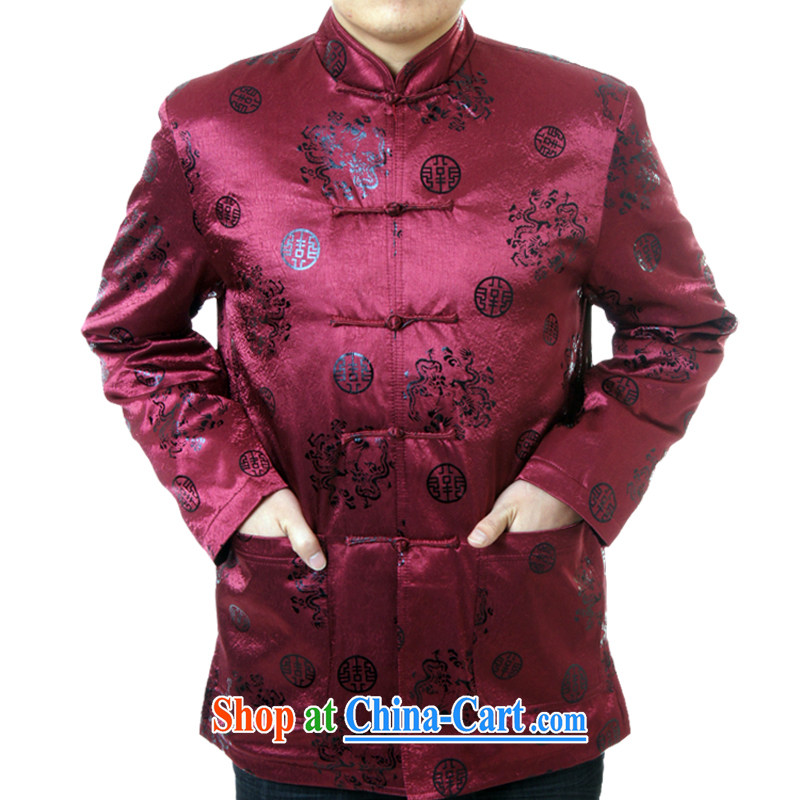 Sureyou ying, Mr Rafael Hui, for its part, is for the installation of new, men's leisure spring Chinese, for Chinese Dragons pattern jacket 0991, deep red 190, the British Mr Rafael Hui (sureyou), shopping on the Internet