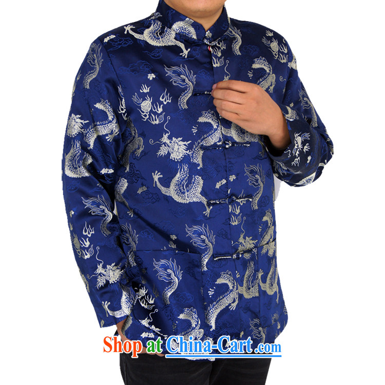 Sureyou ying, Mr Rafael Hui, genuine male New Men's Spring and Autumn and casual male Chinese, for Chinese Blue Dragon jacket Blue Dragon, blue 190 pictures, price, brand platters! Elections are good character, the national distribution, so why buy now enjoy more preferential! Health