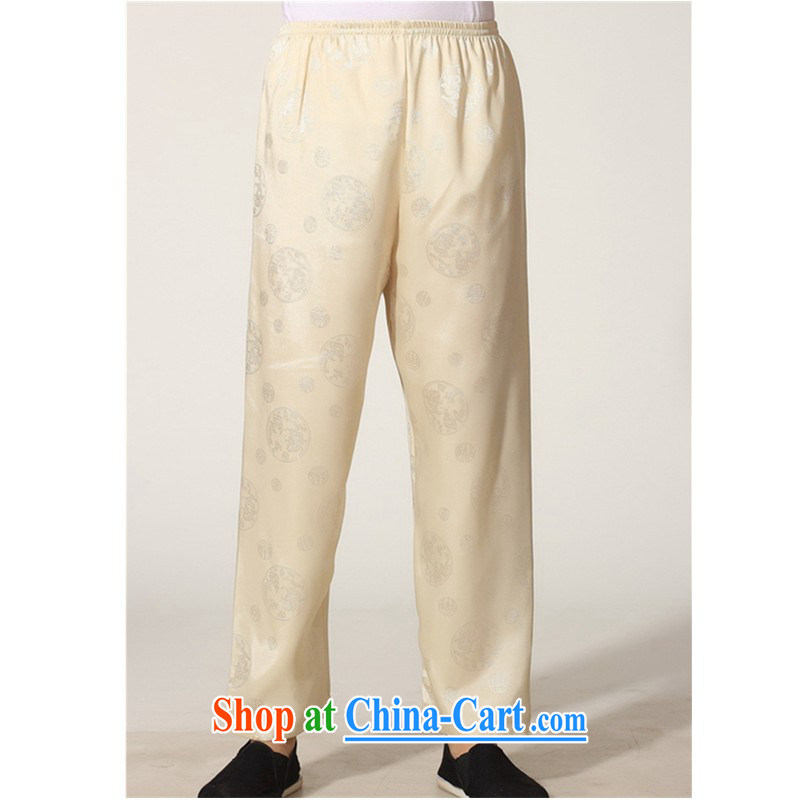 According to the situation in 2015 and stylish casual male damask Ethnic Wind carved up for the T-shirt kung fu long-sleeved kit M 0050 - D picture color XXXL, according to the situation, and, on-line shopping