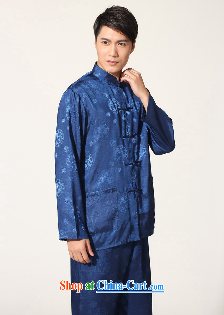 In accordance with the conditions and l stylish casual male damask Ethnic Wind carved up for the T-shirt Chinese Kung Fu long-sleeved kit M 0050 red XXXL pictures, price, brand platters! Elections are good character, the national distribution, so why buy now enjoy more preferential! Health