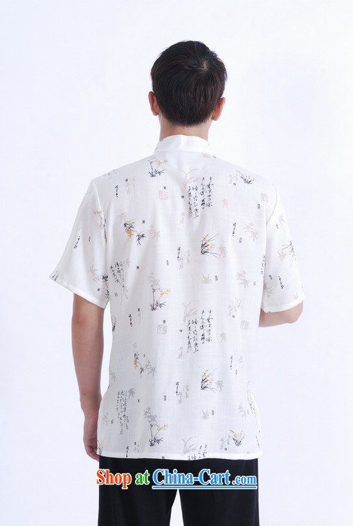 The flowers of the Tang-mounted units, the short-sleeved larger Chinese shirt men's Bamboo XXL pictures, price, brand platters! Elections are good character, the national distribution, so why buy now enjoy more preferential! Health