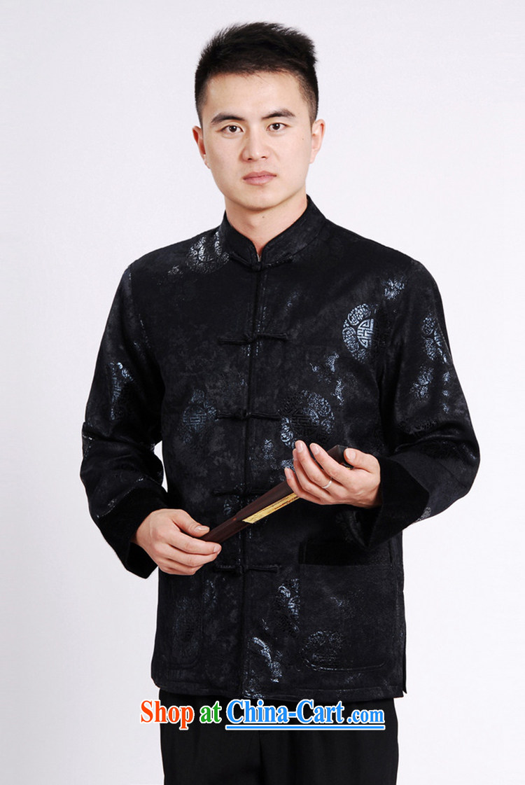 According to the conditions in Spring and Winter Fashion new, older father loaded up for stamp duty Tang jackets LGD/M 0037 #black 3 XL pictures, price, brand platters! Elections are good character, the national distribution, so why buy now enjoy more preferential! Health