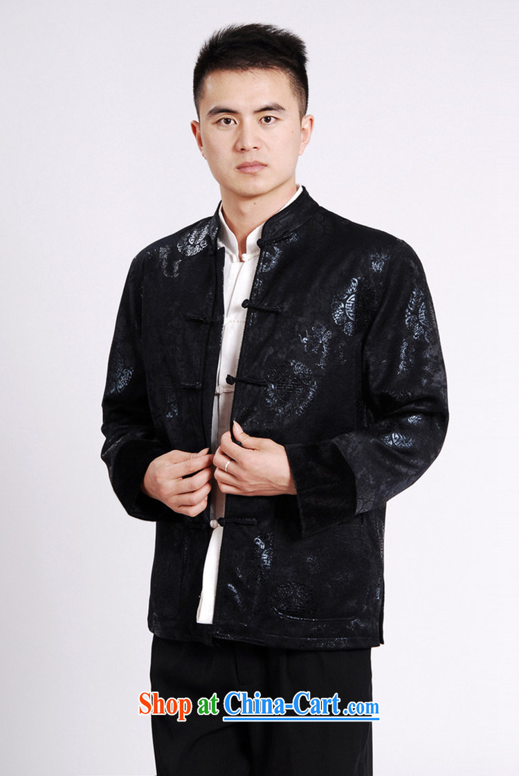 According to the conditions in Spring and Winter Fashion new, older father loaded up for stamp duty Tang jackets LGD/M 0037 #black 3 XL pictures, price, brand platters! Elections are good character, the national distribution, so why buy now enjoy more preferential! Health